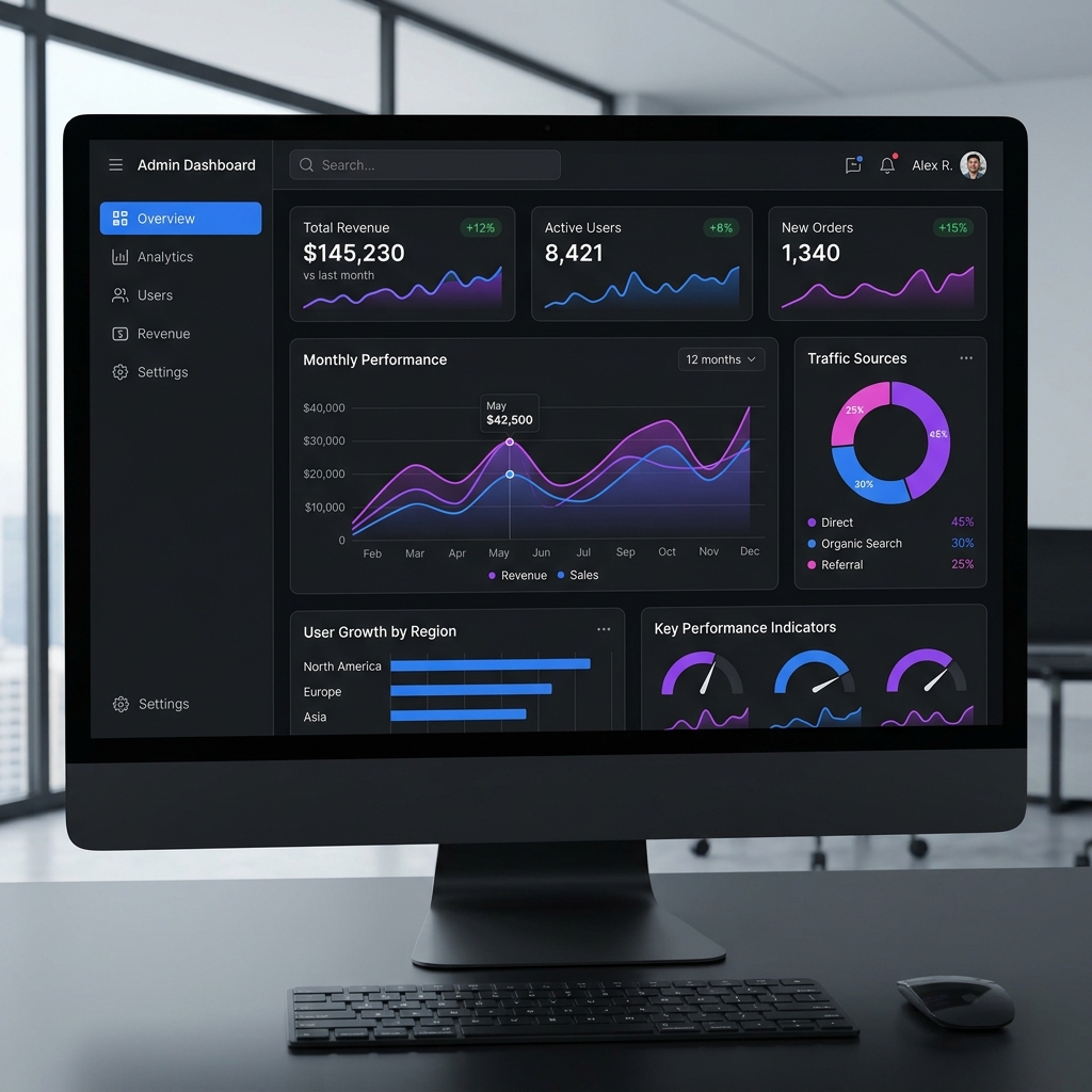 Dashboard Administrativo