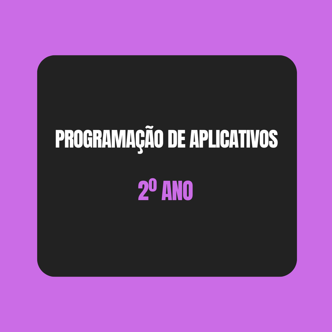 2º ano prog app